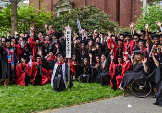 Class of 2022 graduates group shot