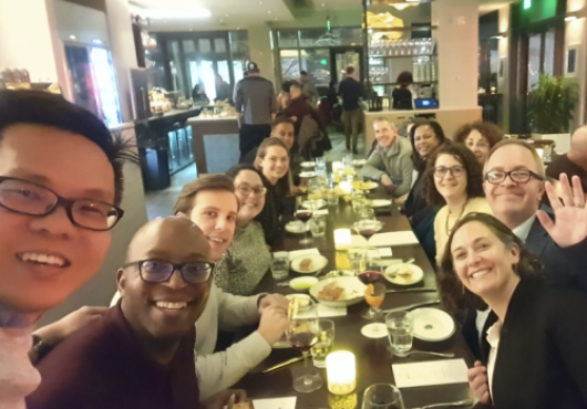 Erwin Khoo at a group dinner
