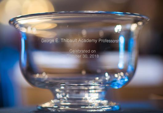 Crystal bowl with HMS engraved