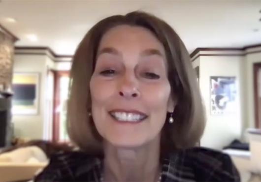 screengrab of glimcher from video