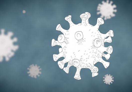 illustration of CoV-2 viruses