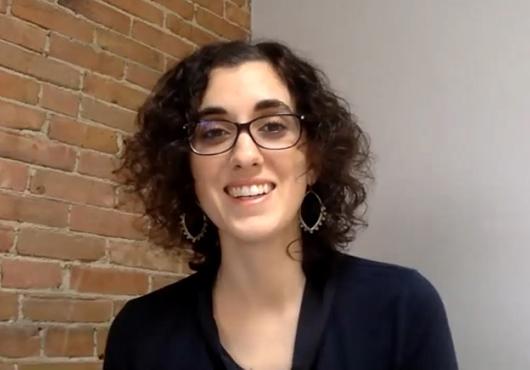 screen grab of Alexandra Vaccaro
