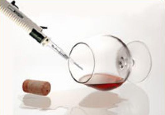Wine knocked over