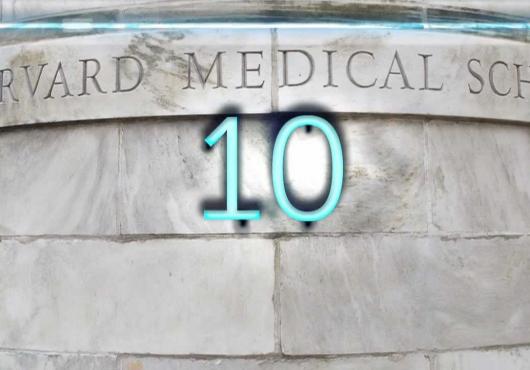 The HMS Sign with a 10 below it