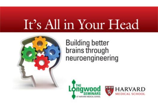 A head with gears inside 