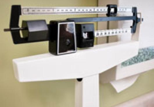 A doctor's scale