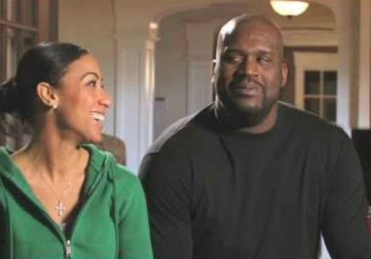 Shaq and his wife