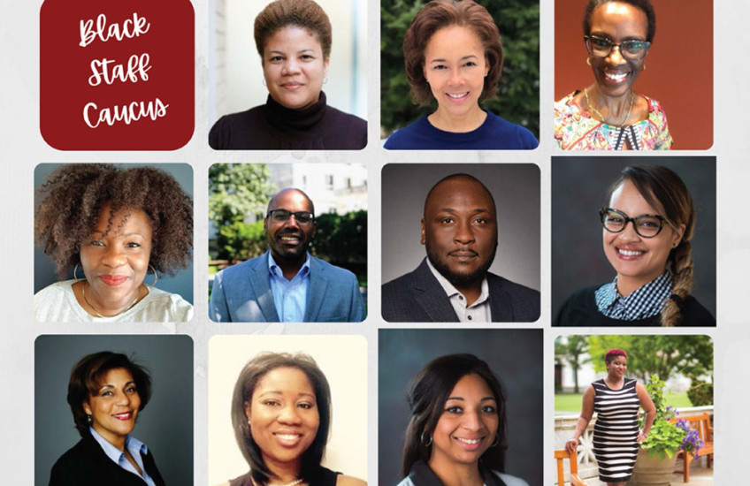 Members of the Black Staff Caucus