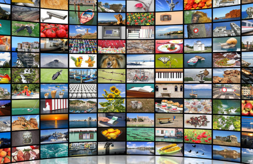 A collage of varied photos of everyday life