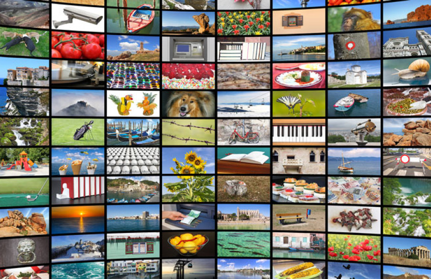 A collage of varied photos of everyday life