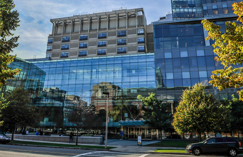A wide angle photo of the newly named Veritas Science Center (VSC) building.