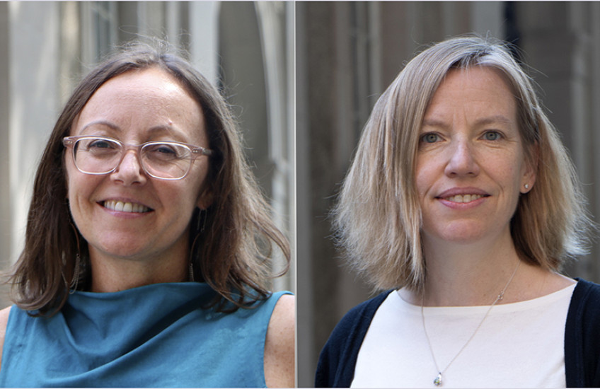 Two women side by side