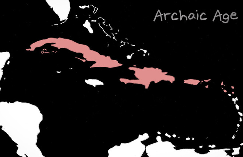 map of the islands of the Caribbean