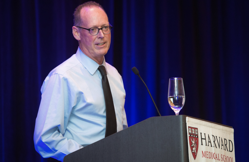 Paul Farmer speaking at Spotlight On Medical Education dinner