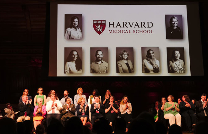 Harvard Medical School awardees at the 2019 Harvard Heroes ceremony
