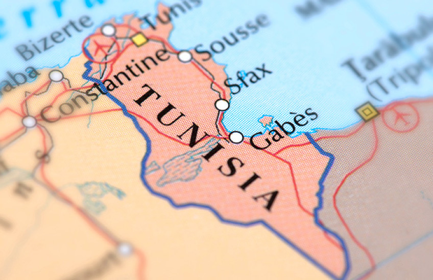 map of tunisia