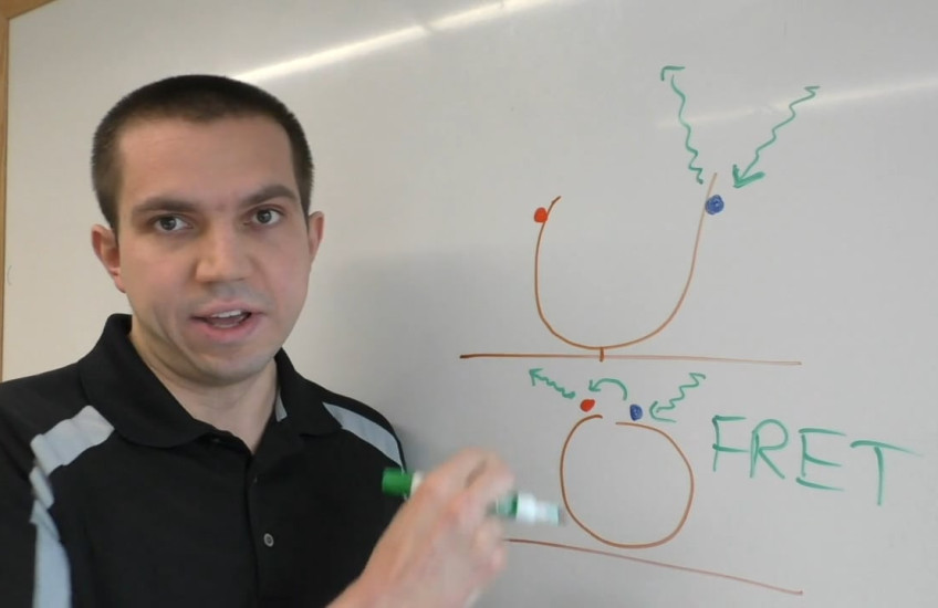 Harvard Medical School graduate student Thomas Graham explains the techniques he used to peer into how DNA double-strand breaks are repaired. Video: Stephanie Dutchen