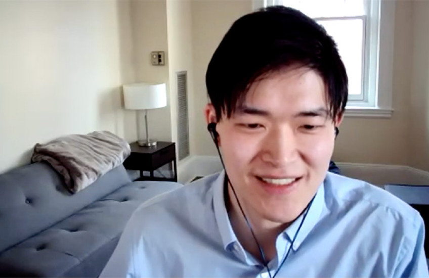 screengrab of Grant Riew