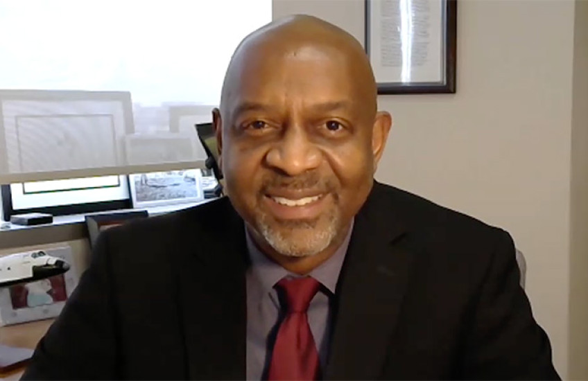 screengrab of satcher from video