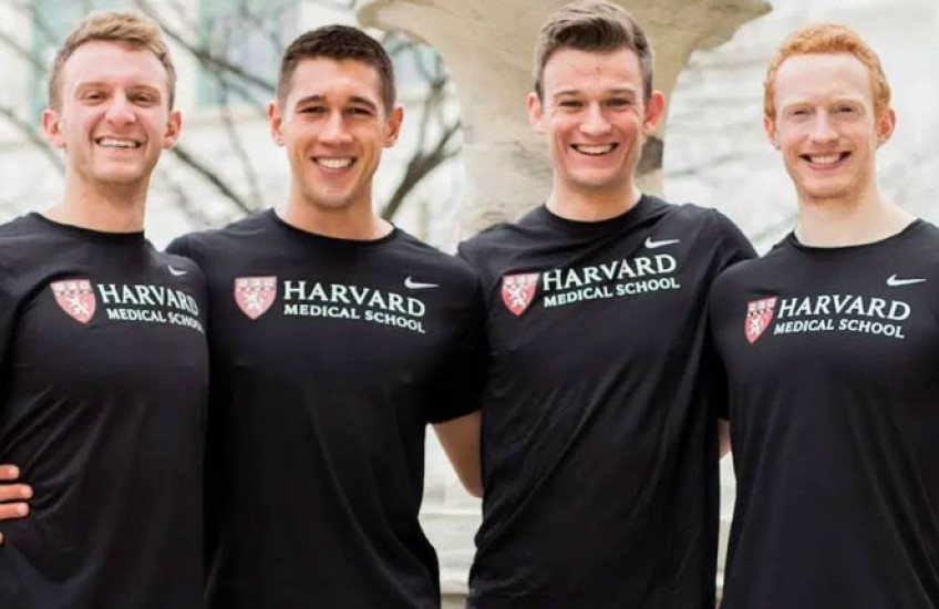 Medicine in Motion founders Derek Soled, Logan Briggs, Chase Marso and Mike Seward