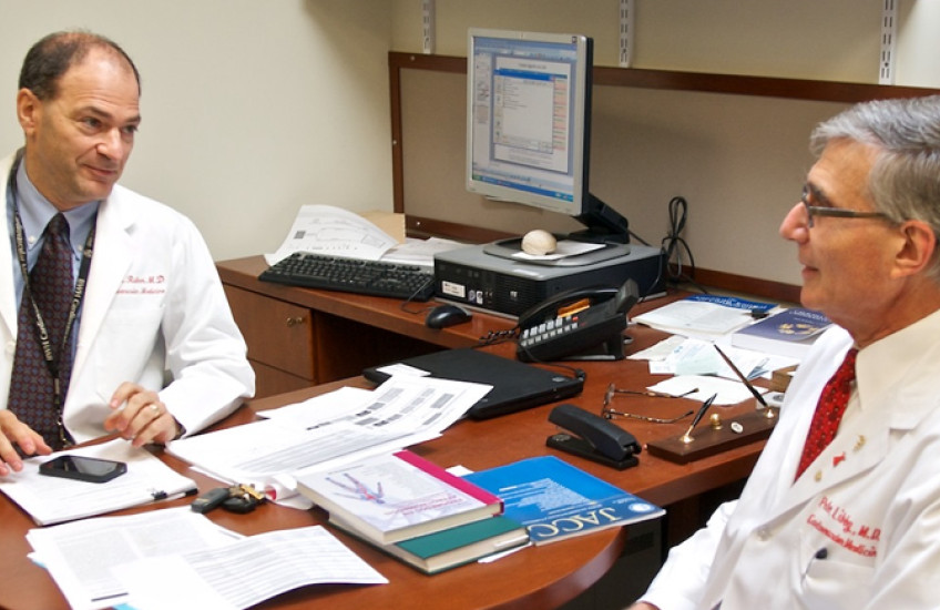 Researchers Paul Ridker and Peter Libby