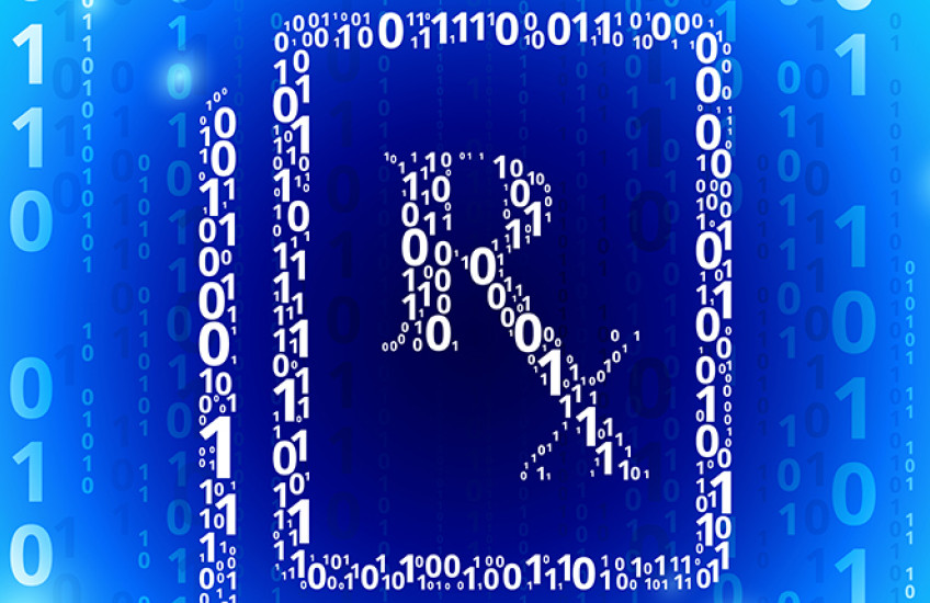 binary code spelling out Rx