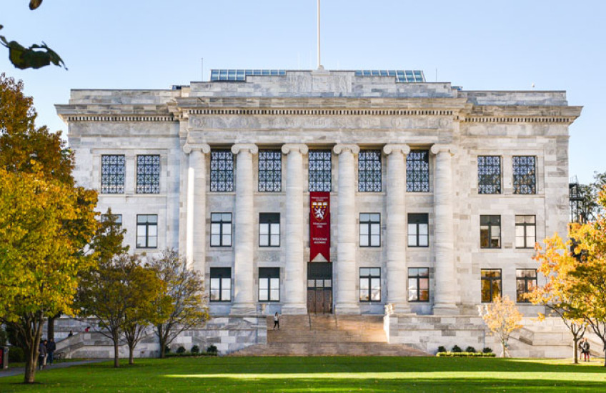 Photo of Gordon Hall on the HMS campus