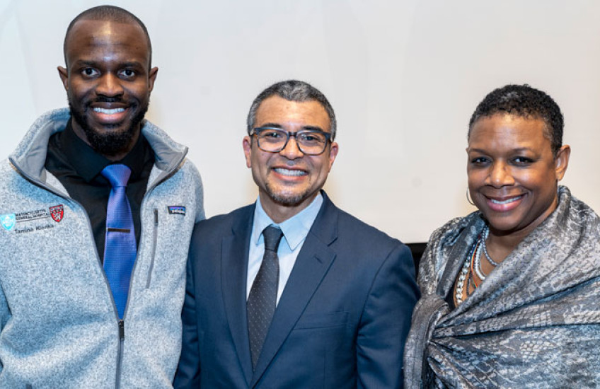 Tamina Kienka, Roy Hamilton, Sherri-Ann Bowie-Burnett. Image: Steve Gilbert