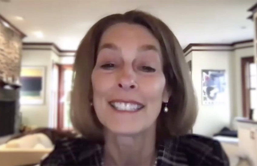 screengrab of glimcher from video