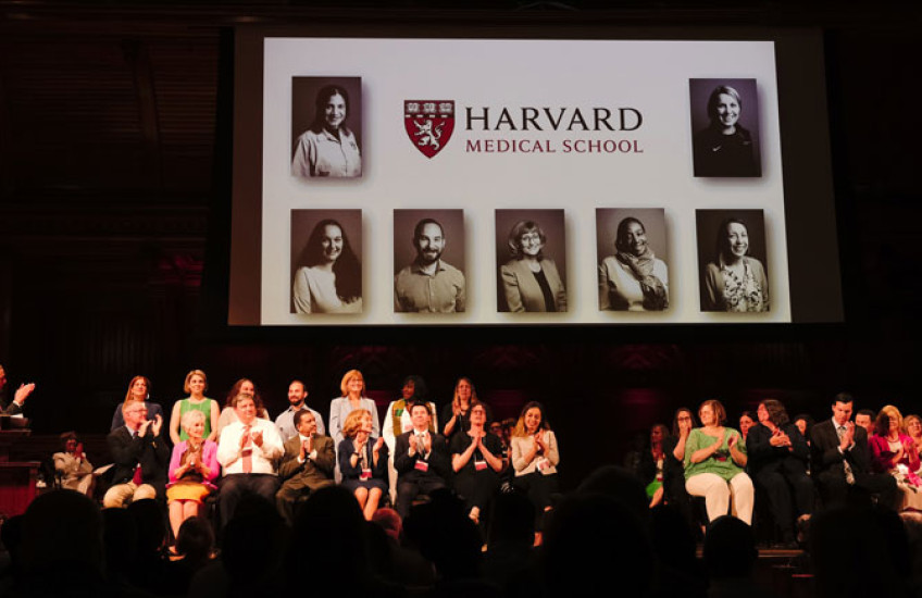 Harvard Medical School awardees at the 2019 Harvard Heroes ceremony