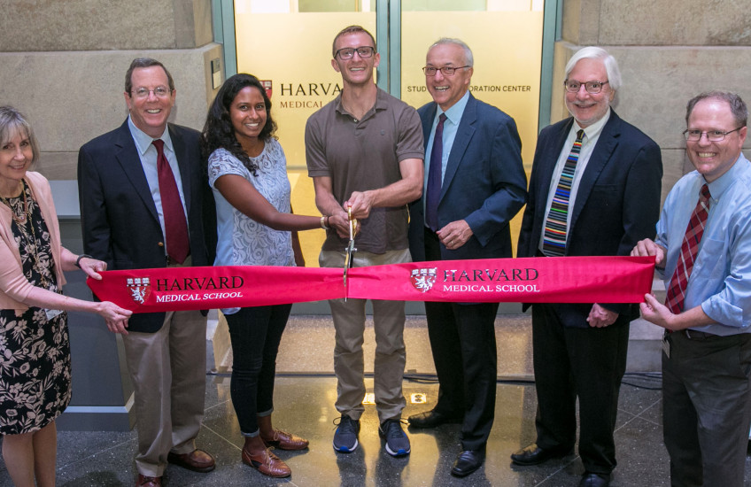 Student study and collaboration center ribbon cutting ceremony