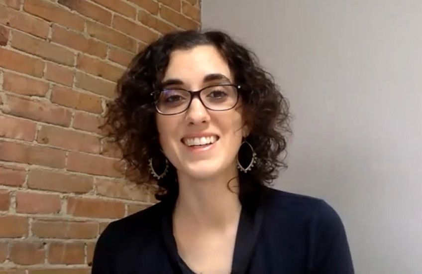 screen grab of Alexandra Vaccaro