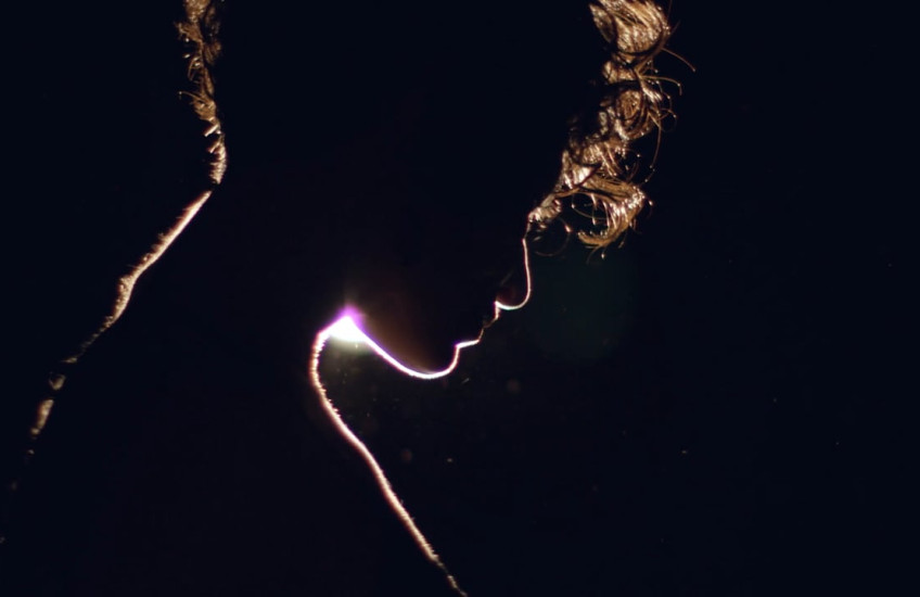 The shadow of a woman