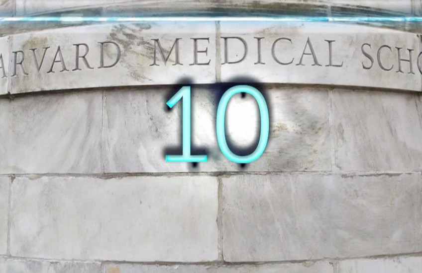The HMS Sign with a 10 below it