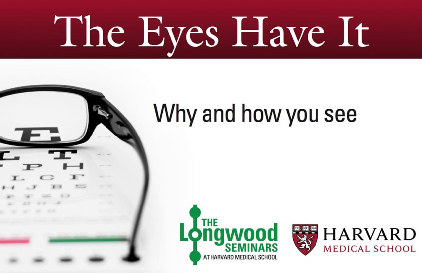 Eyeglasses on top of a seeing eye chart