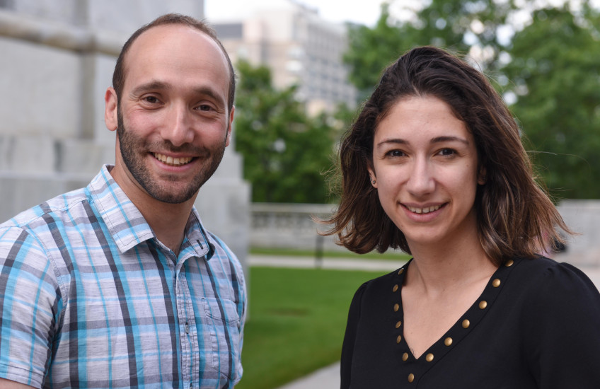 Maha Farhat and Michael Baym.