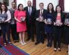 Recipients of the 2019 Diversity Awards with Joan Reede and Otis Brawley