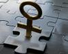 A puzzle piece with a female sign for a handle clicking into a puzzle