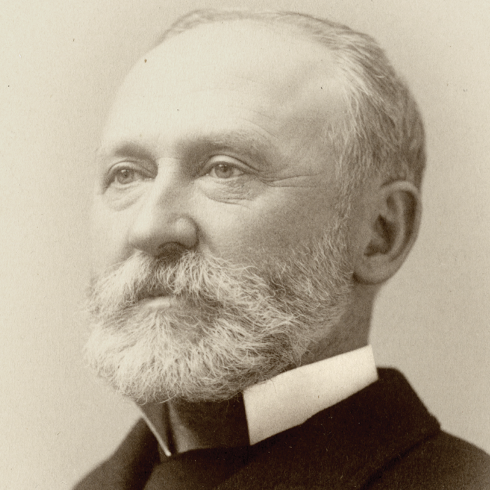 detail from circa 1890 portrait of James Clarke White