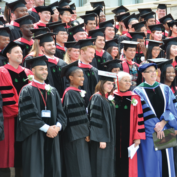 Image of graduating class of 2012