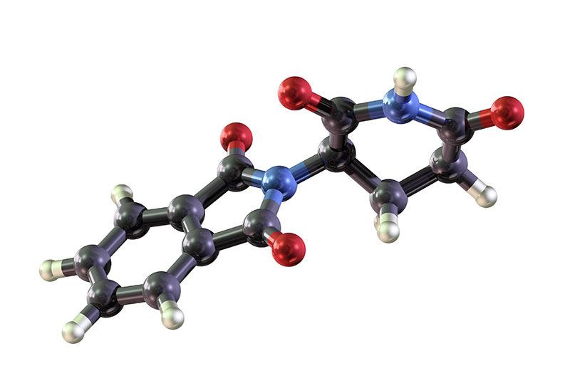 Thalidomide molecule 